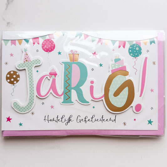 Verjaardag - Kaartje met persoonlijke boodschap
