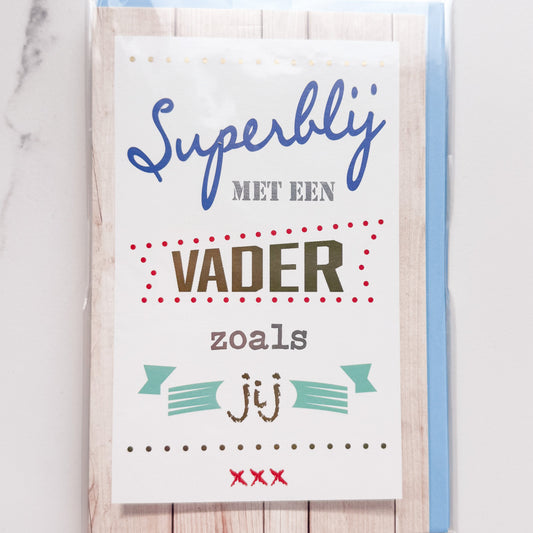 Vaderdag - Kaartje met persoonlijke boodschap