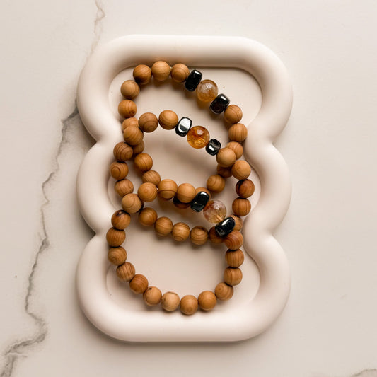 Zonnevlecht Chakra Armband met Citrien