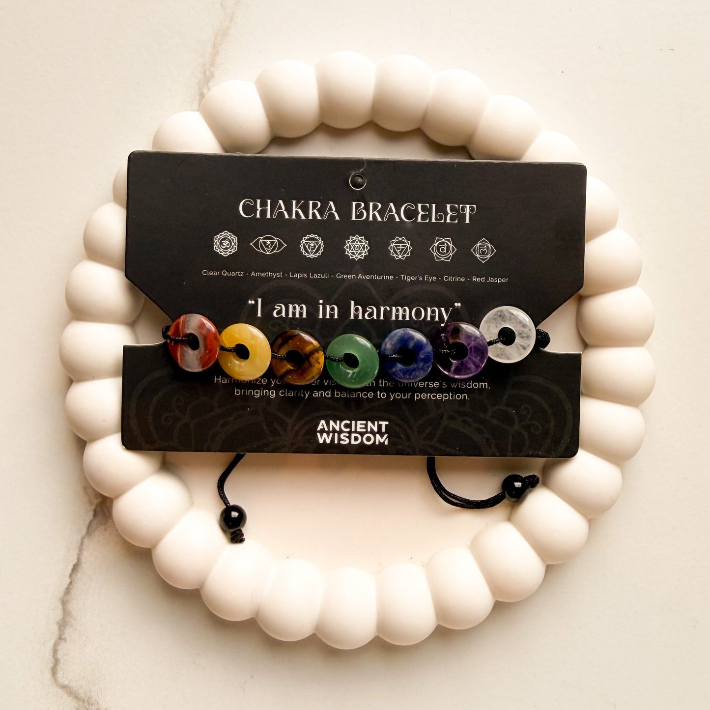 Chakra Koord Armbanden - Mini Donuts