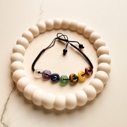 Chakra Koord Armbanden - Mini Donuts